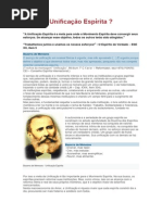 O Que é Unificação Espírita