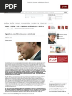 Revista Cult » Agamben, um filósofo para o século 21