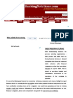 Debt Restructuring PDF