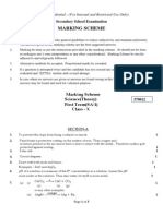 Marking Scheme: Strictly Confidential: (For Internal and Restricted Use Only)