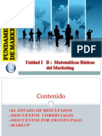 Unidad I B Matematicas Basicas Del Marketing PDF