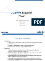 Deloitte Maverick Phase I: Team: Sneaky Executionaries Vaibhav Gupta Varun Gopal Ashima Tayal