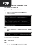 DataStage Health Check Guide, Its A Guide For Checking Health of Unix Sever