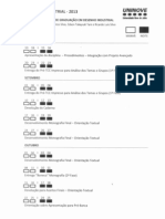 Calendario Da Disciplina - Projeto de Graduação em Desenho Industrial