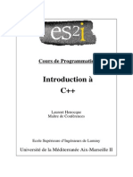 Introduction Au C++