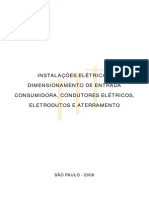 Dimensionamento de Entrada Consumidora