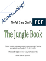 Drama Club Announcement