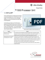 Micrologix™ 1500 Processor Unit 1764-Lrp: Product Profile