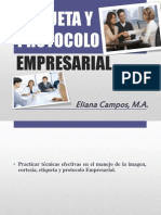 Etiqueta y Protocolo Empresarial 2013