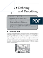 15152905 Topic 1 Defining and Describing