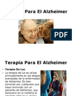 Terapia para El Alzheimer