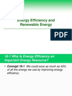 APES Chapter 16 Energy Efficiency and Renewable Energy