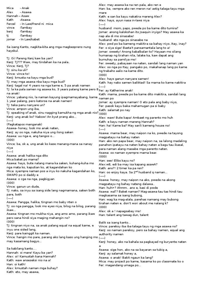 TLE Roleplay 2 | PDF