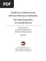 Download  Health Care Solutions from Americas Business Community The Path Forward for US Health Reform by US Chamber of Commerce SN170706455 doc pdf