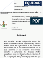 Recomendaciones  del Comite de Derechos del Nio sobre Inversión en Infancia OROZA