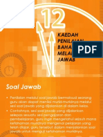 Kaedah Penilaian Bahasa Melalui Soal Jawab