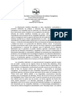 Evidencia Científica Sobre Amenazas y Fracaso de Cultivos Transgénicos