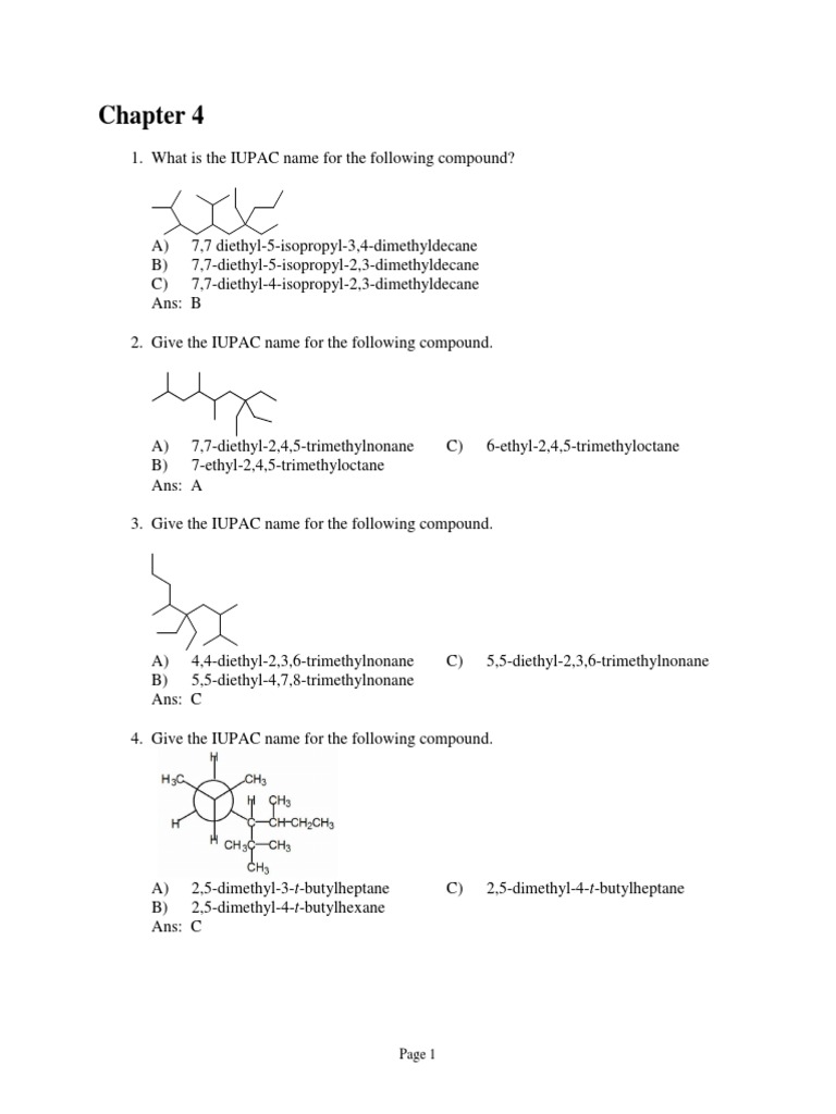 Ch 4 Alkanes Isómero Isomerismo Conformacional