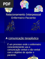 Relacionamento Interpessoal Enfermeiro-Paciente_PPT