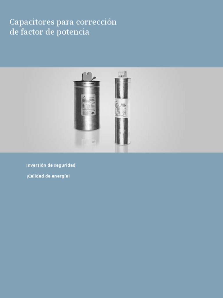 Capacitor Es | PDF | Energia electrica | Transformador