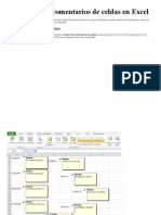 Cómo Extraer Comentarios de Celdas en Excel