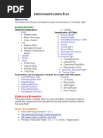 Aerodynamics Lesson Plan