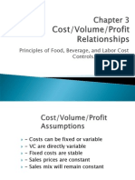 Chapter 3 CostVolumeProfit Relationships