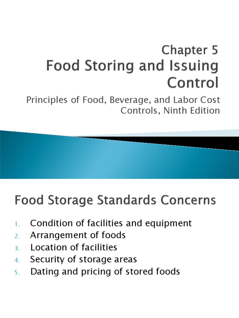 Key Principles of Effective Food and Beverage Storage and Inventory ...