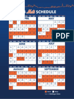 2014 NY Mets Schedule