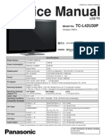 Manual de Serviço TC-L42U30P Panasonic Brasil 2011.