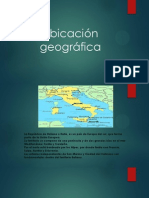 Ubicación geográfica de Italia