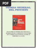 ENSAYO SOBRE LOS CRITERIOS APLICABLES PARA LA DETERMINACIÓN DE LA COMPETENCIA Y SUS FACTORES QUE LA MODIFICAN EN FUNCIÓN DE LA MATERIA, EL TERRITORIO Y LA CUANTÍA.docx