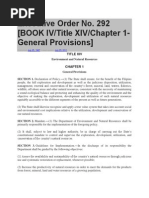 Executive Order No. 292 (BOOK IV/Title XIV/Chapter 1-General Provisions)