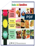 Road To Health Traffic Light Poster Small Spanish