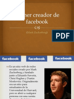 Primer Creador de Facebook