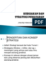 I.kebijakan Dan Strategi Pemasaran