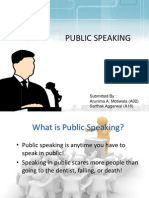 Public Speaking