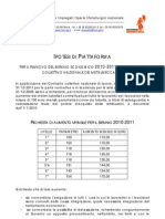 piattaforma rinnovo contratto 2010-2011