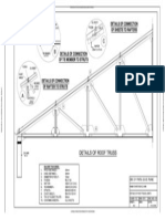 Design Drawing of Howe Truss