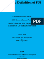 Indefinite Definition of FDI