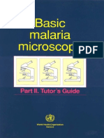 1991 Basic Malaria Microscopy (Part II - Tutor Guide)