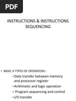 4.instructions & Instructions Sequencing