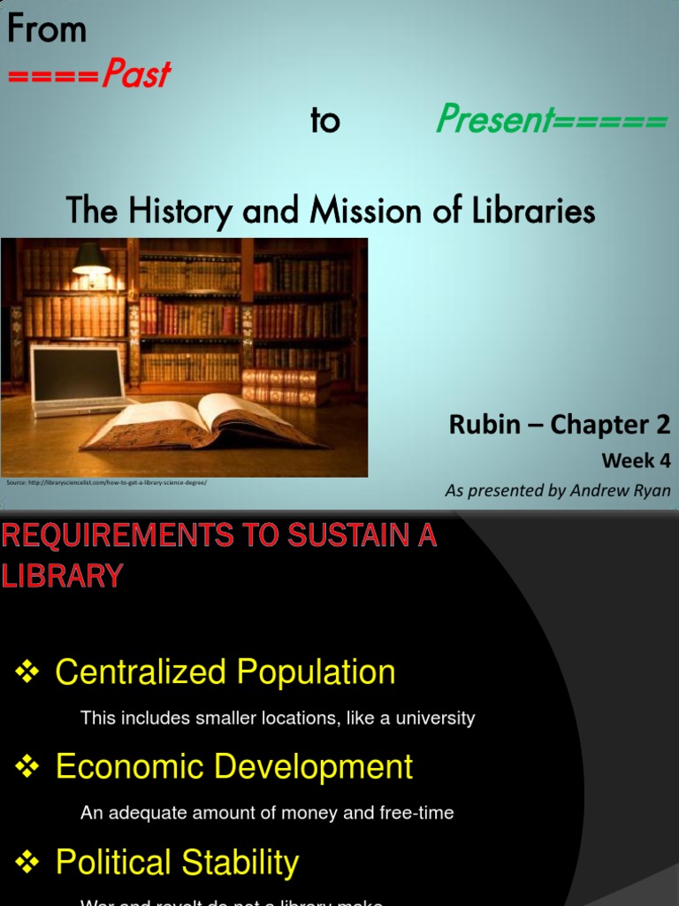 Evolution of Library Missions | PDF | School Library | Libraries