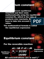 Lesson 7 - Equilibrium Constant