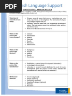 Structuring A Research Paper