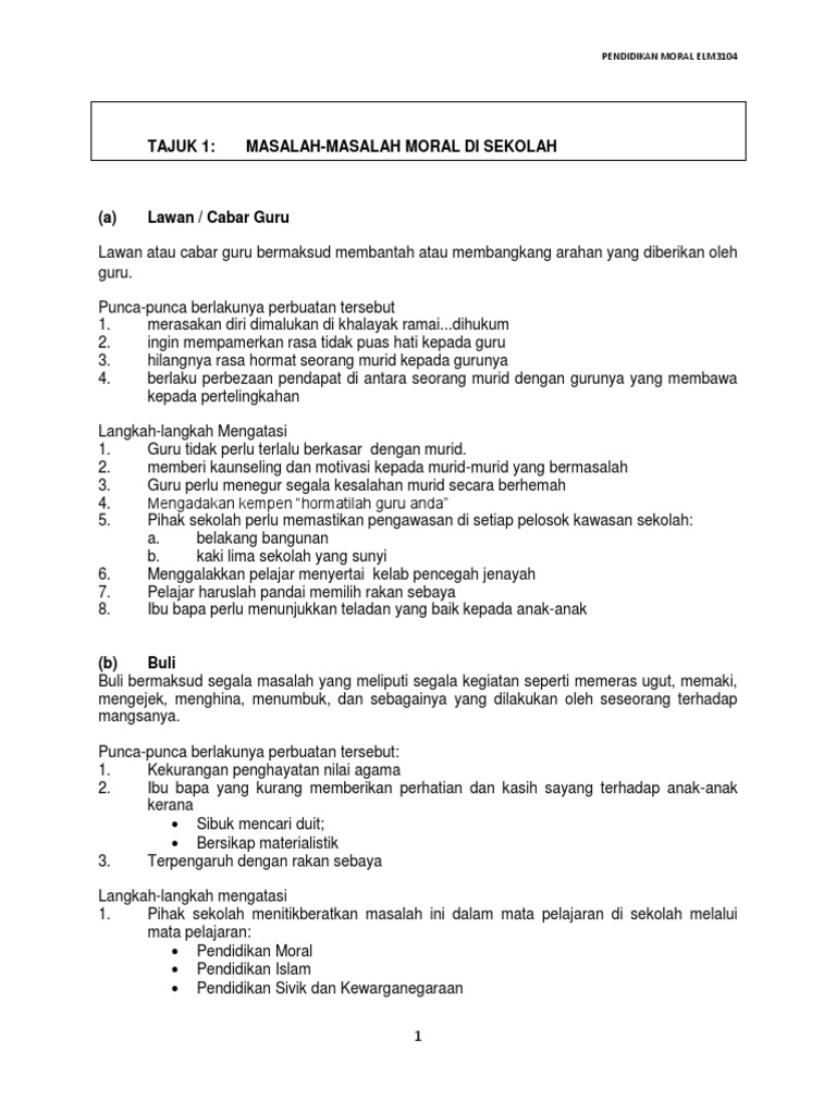 Nota Elm3104 Edisi Kemaskini Pdf