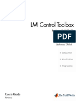 LMI Control Toolbox [6]