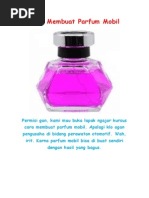 Download Cara Membuat Parfum Mobil by mataharicourse SN170841251 doc pdf
