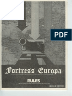 Fortress Europa AH 2nd Ed Rules 1 To 14