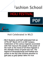 WLCI Fashion School Celebrated HOLI Festival